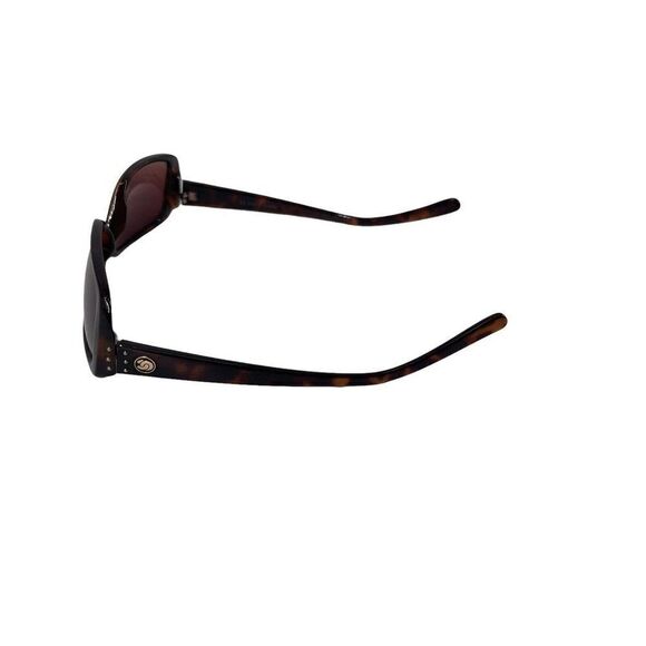 Oleg Cassini Sunglasses Womens Brown Rectangle Brown Tortoise Shell Ombre Lens - Picture 7 of 11